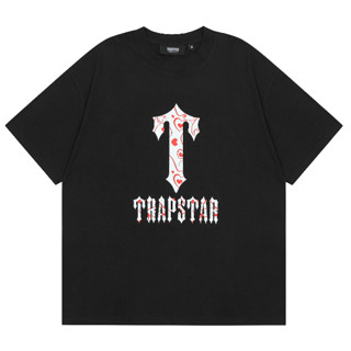 ใหม่ Trapstar เสื้อยืดลําลอง แขนสั้น ลายพราง สําหรับผู้ชาย ผู้หญิง