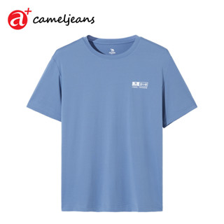 Cameljeans เสื้อยืดแขนสั้นลําลอง แบบแห้งเร็ว สําหรับผู้ชาย