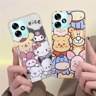 เคสโทรศัพท์มือถือใส แบบนิ่ม ลายการ์ตูน KITTY กันกระแทก สําหรับ Realme C53 C55 NFC C53 REALMEC55 NFC