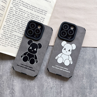 คอร์เทกซ์ แฟชั่น การ์ตูน รุนแรง หมี kaws เคสโทรศัพท์มือถือ ลายการ์ตูนหมี kaws Cortex สําหรับ เคส Samsung Galaxy note10 lite plus S20 s21 FE s21 + s22 plus s23 ultra A13 A14 A23 A24 A33 A34 A52 A53 A52S A54 4G 5G case