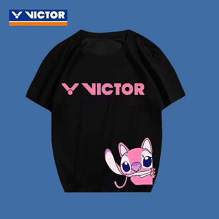 เสื้อกีฬาแบดมินตัน ลายทีมชาติเทนนิส Victor New Badminton Jersey แบบแห้งเร็ว สําหรับผู้ชาย และผู้หญิง 2023