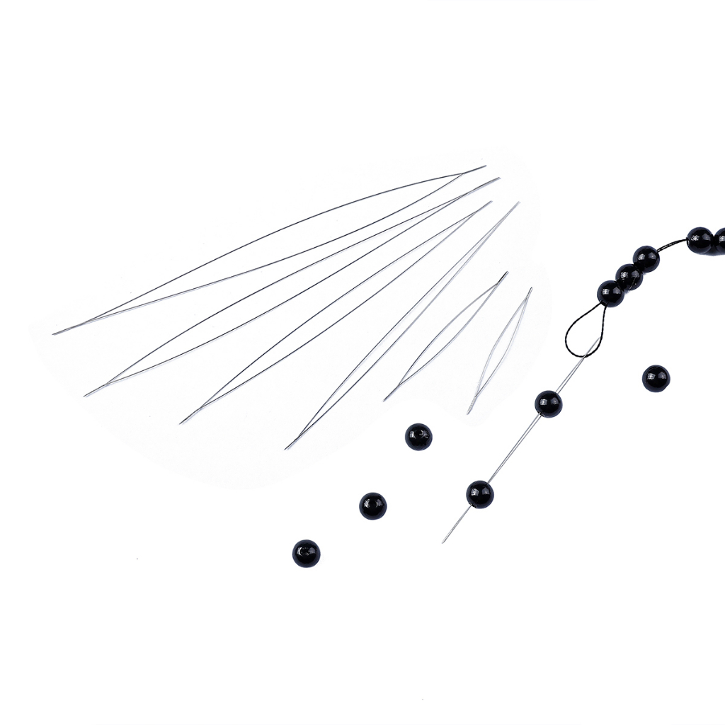 พร้อมส่ง เข็มลูกปัด สําหรับทําเครื่องประดับ งานฝีมือ Diy 1 ชิ้น สร้อยคอ. ต่างหู. ลูม.