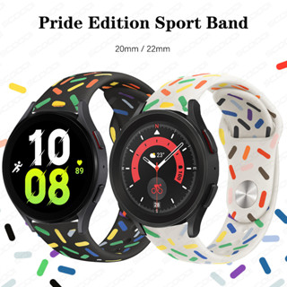 สายนาฬิกาข้อมือ 20 มม. 22 มม. สําหรับ Samsung Galaxy Watch 5 Pro Watch4 6 6 Classic 40 มม. 44 มม. 46 มม. 43 มม. 47 มม. Galaxy Watch Active 2 Watch3 41 มม. 45 มม.