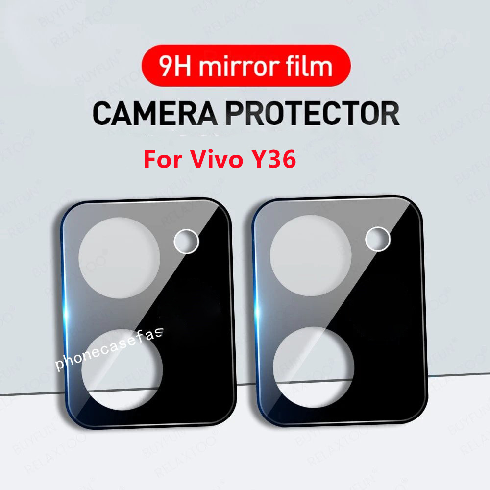 Screen Protectors 45 บาท กระจกนิรภัยกันรอยหน้าจอ เลนส์กล้อง สําหรับ vivo Y36 Y27 NFC 4G Y78 5G 2023 Mobile & Gadgets