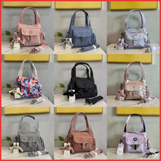 Kipling กระเป๋าถือ กระเป๋าสะพายไหล่ กันน้ํา มีหลายช่อง สําหรับสตรี K14189