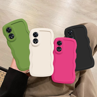 Realme C55 C33 C30 Realme 10 9 Pro คลื่น กันชน สีลูกกวาด บาง นิ่ม TPU กันกระแทก ป้องกันกล้อง เคส