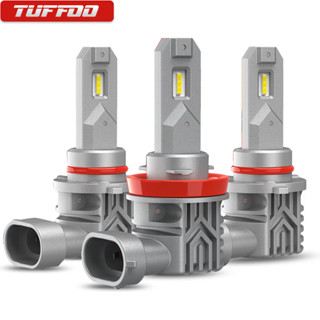 Tuffoo หลอดไฟตัดหมอก LED H11 H16 H8 H9 H10 9145 9005 HB3 9006 HB4 6000K 3000K สีเหลือง ทอง แบบเปลี่ยน สําหรับรถยนต์ 12V 2 ชิ้น