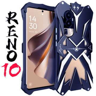 Zimon เคสโทรศัพท์มือถือแบบแข็ง อลูมิเนียมอัลลอย กันกระแทก สําหรับ OPPO Reno 10 Pro Plus Reno 10 Pro Honor 90