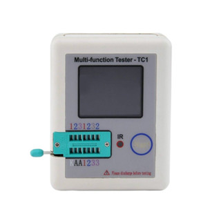 เครื่องทดสอบทรานซิสเตอร์ หน้าจอ 3.5 นิ้ว LCR TC1 TFT ไดโอด ประจุไฟ ESR NPN PNP มอสเฟต IR