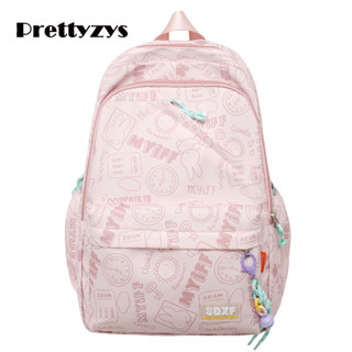 Backpack Prettyzys 2023 Korean Student Bag Large capacity Cute School 14 inch For Teenage Girl