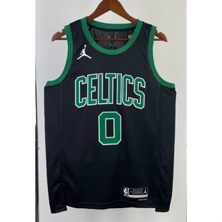 hot pressed 2023 nba Boston Celtics No. 0 Tatum black basketball jersey