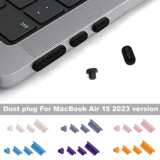 ใหม่ ปลั๊กซิลิโคนกันฝุ่น กันน้ํา A2179 A2251 A2289 A1932 สําหรับ Macbook M2 A2681 Air 13.3 15.3 A2941 Pro 13 15 16 A2779 A2780 A2442 A2485 A2338 A2337 2022 2023