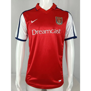 เสื้อกีฬาแขนสั้น ลายทีมชาติฟุตบอล AAA 00 01 arsenal home ชุดเหย้า สไตล์เรโทร สําหรับผู้ใหญ่