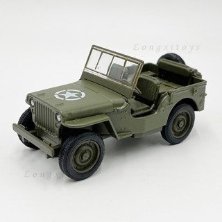 Welly 1:36 Diecast โมเดลรถยนต์โลหะ 1941 Willys MB ของเล่นสําหรับเด็ก