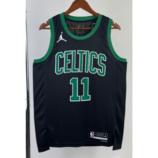 hot pressed 2023 nba Boston Celtics No. 11 Irving  black basketball jersey