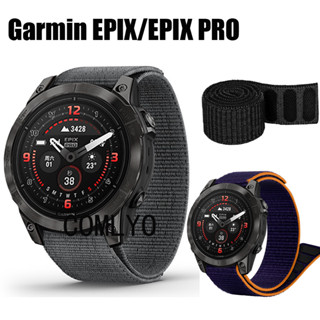 สายนาฬิกาข้อมือไนล่อน สําหรับ Garmin Epix Pro 51 มม. 47 มม. 42 มม.