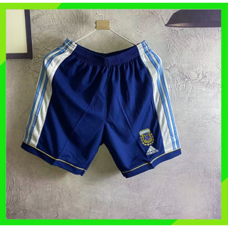 "Retro" 1998 Argentina away pants กางเกงลําลอง คุณภาพดี จากไทย
