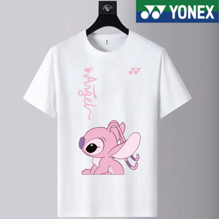 Yonex 2023 ใหม่ YY เสื้อยืดแบดมินตัน แขนสั้น แห้งเร็ว ผู้ชาย และผู้หญิง เสื้อวอลเลย์บอล เสื้อปิงปอง แฟชั่นเกาหลี วัฒนธรรม "นางฟ้า"