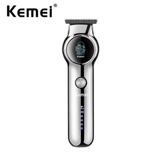 Kemei Pro ปัตตาเลี่ยนตัดผมไฟฟ้า ไร้สาย ชาร์จได้ สําหรับผู้ชาย