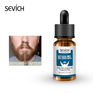 SEVICH Beard Growth oil น้ำมัน 100% ให้ความชุ่มชื้น แบบธรรมชาติสำหรับหนวดเคราผู้ชาย