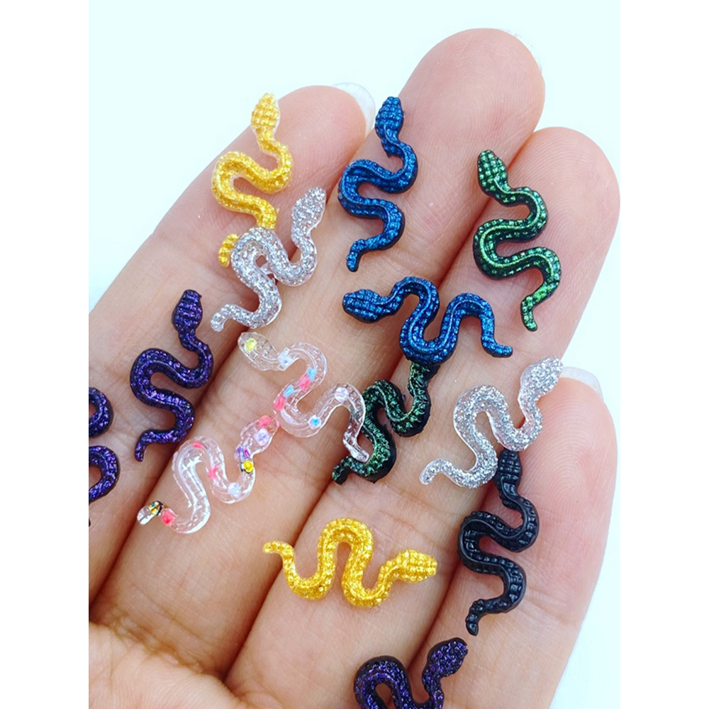 ชุดงูเรซิ่นแวววาว ขนาดเล็ก 8×17 มม. สําหรับตกแต่งเล็บ งานฝีมือ 50 ชิ้น ราคา ถูกที่สุด ดีลบีเคเค แกลเลอรีภาพที่ 4