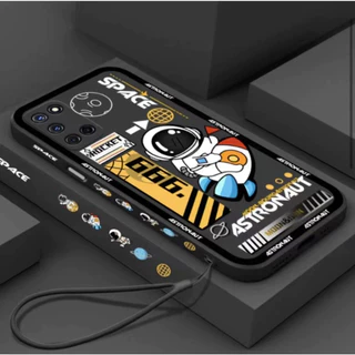 เคส Realme C2 5 5i 5s 6i 2 2 Pro 7i C17 C1 5 Pro 6 Pro 6 6S C11 2020 C15 C25 C12 7 4G X7 U1 C25S เคส TPU ซิลิโคนจรวดนักบินอวกาศกรณีโทรศัพท์ป้องกันการตก