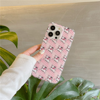 เคสโทรศัพท์มือถือแบบนิ่ม กันกระแทก ลายการ์ตูนแมวมารี ตลก แฟชั่น สําหรับ Iphone 14ProMax 13ProMax I12 Pro MAX i11 14 13Pro