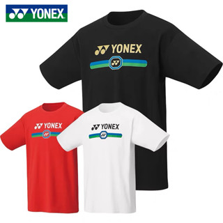 Yonex ใหม่ เสื้อยืดแขนสั้น ระบายอากาศ แห้งเร็ว สไตล์เกาหลี สําหรับเล่นกีฬาแบดมินตัน เทนนิส 2023