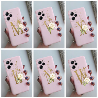 เคสโทรศัพท์ซิลิโคน แบบนิ่ม ลายดอกกุหลาบ สําหรับ Xiaomi Poco X5 Pro 5G PocoX5 X5Pro