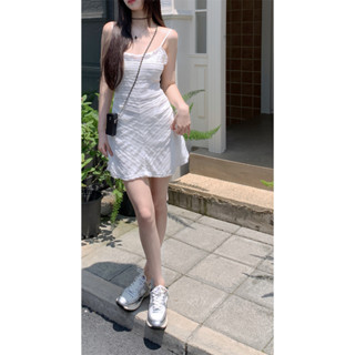 Fairy machine to carefully again nifty atmosphere feeling again condole belt of bud silk skirt with shoulder-straps