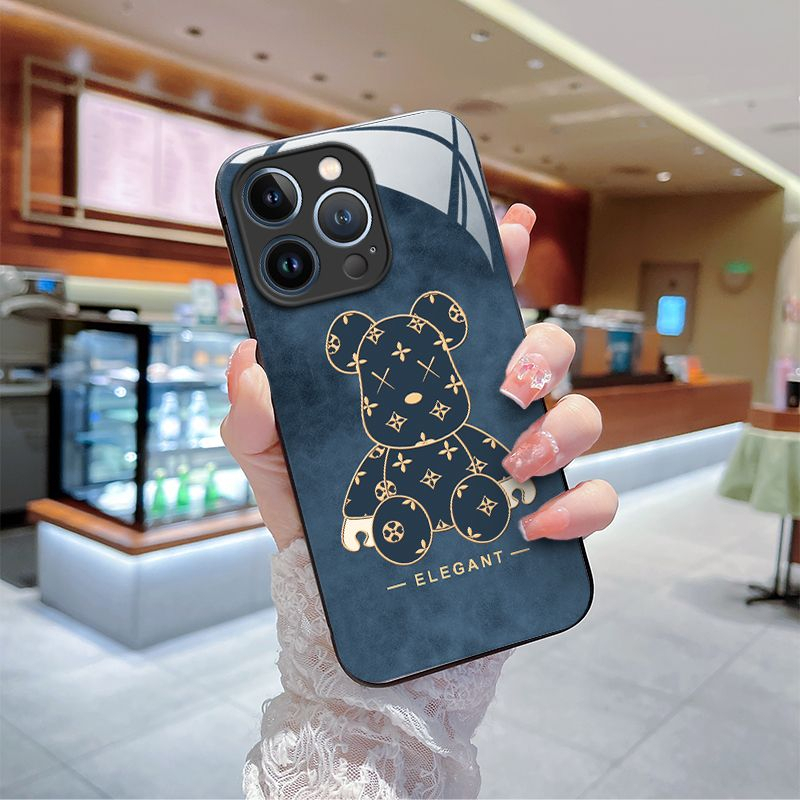 Zz เคสโทรศัพท์มือถือแบบแก้ว กันกระแทก ลายสตรีทแวร์ DIY สําหรับ iPhone 11 pro 14 Promax 6s plus 13 12 mini XS max XR 7plus 8 SE X