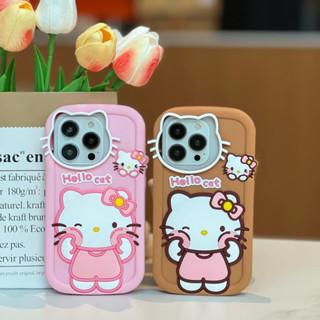 เคสโทรศัพท์มือถือซิลิโคน ลาย Hello Kitty สําหรับ iPhone 14ProMax 13 iPhone11 12 ProMax