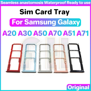 ถาดใส่ซิมการ์ด สําหรับ Samsung Galaxy A20A30 A50 A70 A51 A71