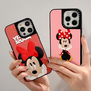 เคสโทรศัพท์มือถือ กันกระแทก ลายการ์ตูนมิกกี้ มินนี่เมาส์ 3D หรูหรา สําหรับ iPhone 14PROMAX 11 12PROMAX 13PROMAX 11PRO 14PLUS 7 8PLUS XR XSMAX