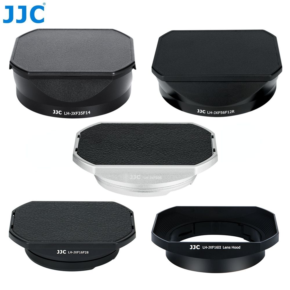 JJC Fuji Lens Hood Fujifilm หมวกทรงสี่เหลี่ยม Fujinon XF 18-55mm F2.8-4 R LM OIS / XF 16mm F1.4 R WR / XF 18mm F1.4 / XF 23mm F1.4 R LM WR / XF 35mm F1.4 / XF 35mm F2 R WR / XF 56mm F1.2 R APD / XF 16-80mm F4