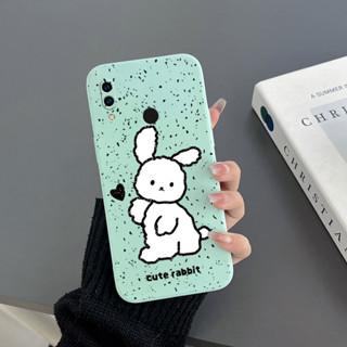 เคสโทรศัพท์มือถือ Tpu ขอบตรง ลายกระต่าย สําหรับ Huawei Nova 3i 5 5 PRO 5i 5i PRO 6 4G