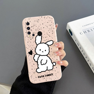 เคสโทรศัพท์มือถือ Tpu ขอบตรง ลายกระต่าย สําหรับ Huawei Nova 5T Huawei Nova 7i Huawei Nova 7 Huawei Nova 7 PRO Huawei Nova 7 SE Huawei Nova 8