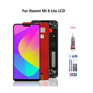 หน้าจอสัมผัส LCD พร้อมกรอบ แบบเปลี่ยน สําหรับ Xiaomi MI 8 Lite