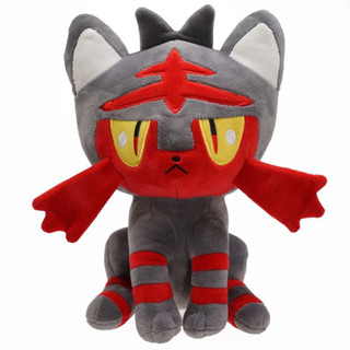 27 ซม. อะนิเมะ Pokemon Litten Evolve Torracat ตุ๊กตายัดไส้ โมเดลการ์ตูน ตุ๊กตายัดนุ่น อะนิเมะ ของเล่น Kawaii เด็ก ของขวัญวันเกิด