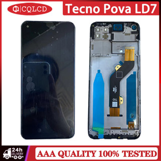 Tecno Pova LD7 อะไหล่หน้าจอ LCD พร้อมกรอบหน้าจอ แบบเปลี่ยน