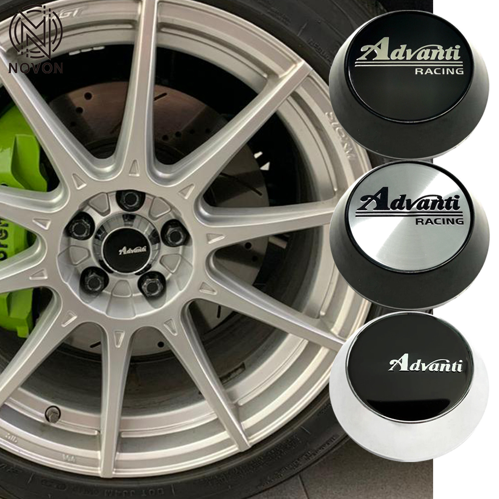 60/64/65/68/69 มม.Avanti โลโก้เงินรถยนต์กีฬาศูนย์ล้อหมวก Hub ฝาครอบ Fit สําหรับ Advanti RIM