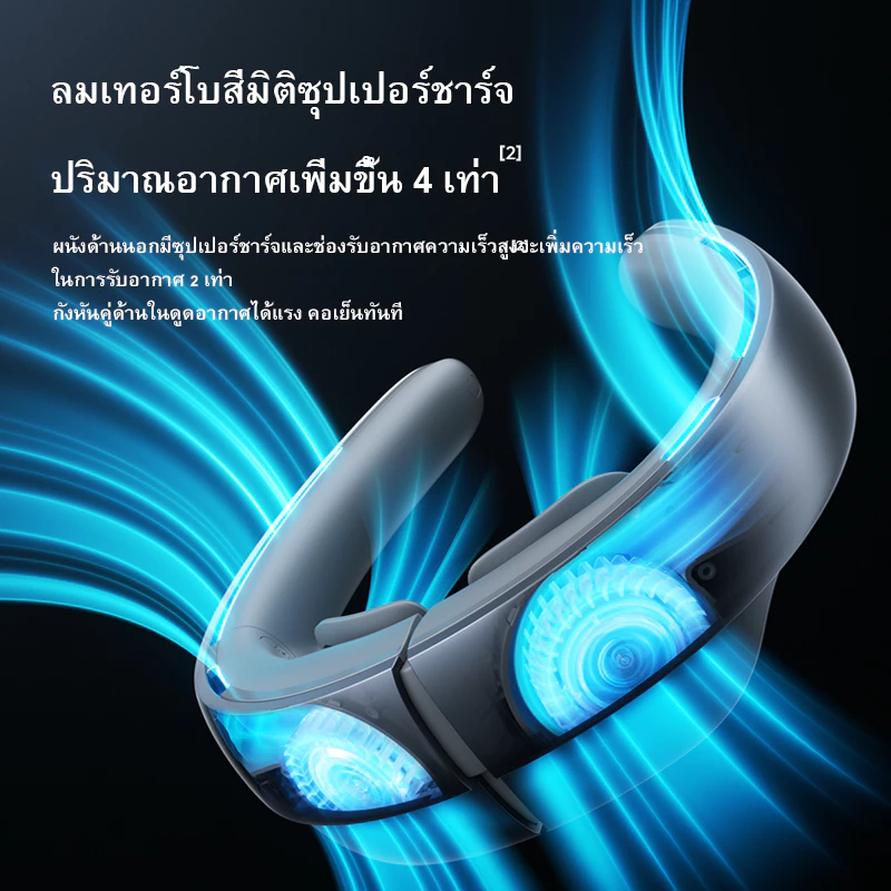 JisuLife  พัดลมระบายความร้อน แบบพกพา ชาร์จแบตเตอรี่ 5000mAh 100 เกียร์ หน้าจอ LED ปรับความกว้างได้ สําหรับสํานักงาน นักเรียน กลางแจ้ง thumbnail 3