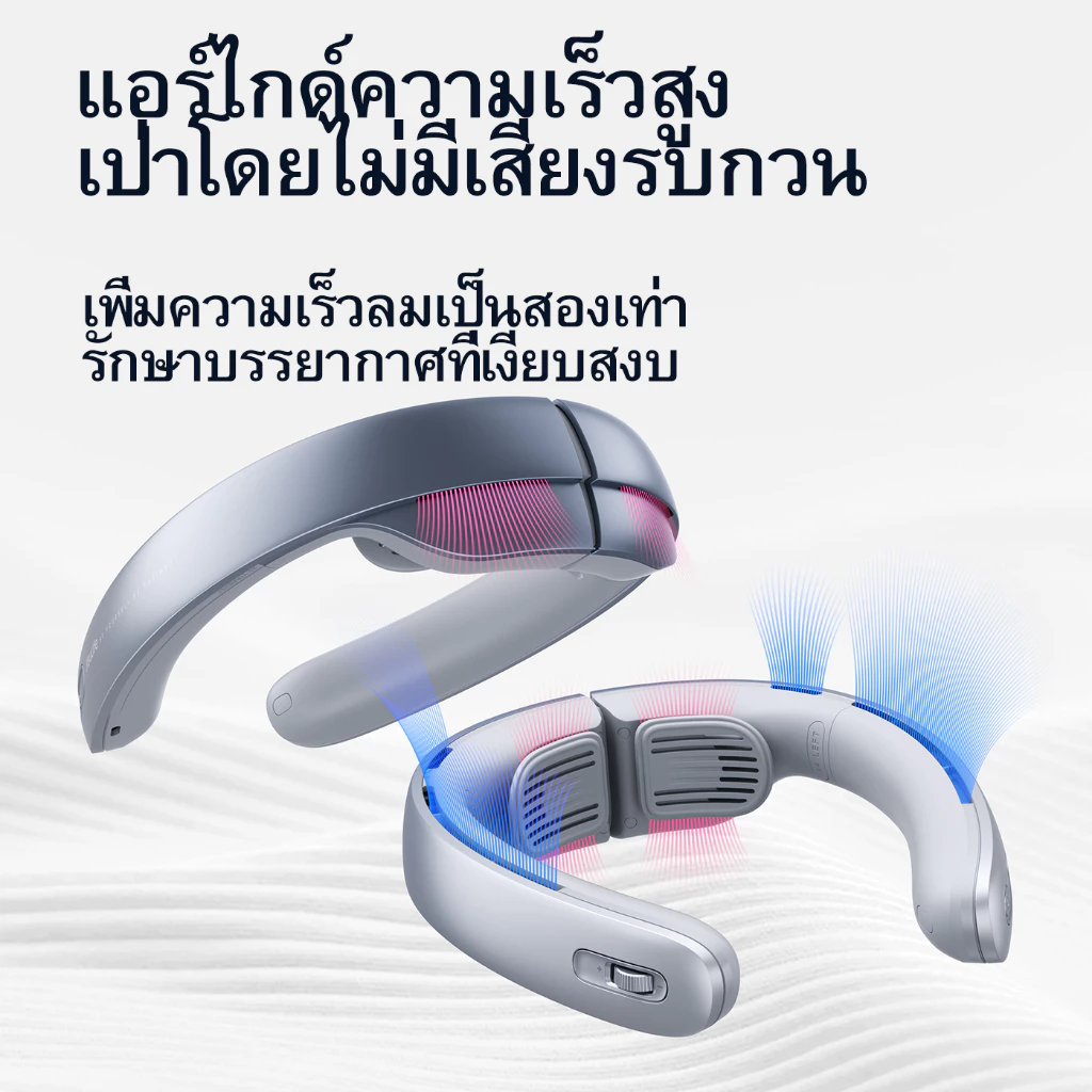 JisuLife  พัดลมระบายความร้อน แบบพกพา ชาร์จแบตเตอรี่ 5000mAh 100 เกียร์ หน้าจอ LED ปรับความกว้างได้ สําหรับสํานักงาน นักเรียน กลางแจ้ง thumbnail 5