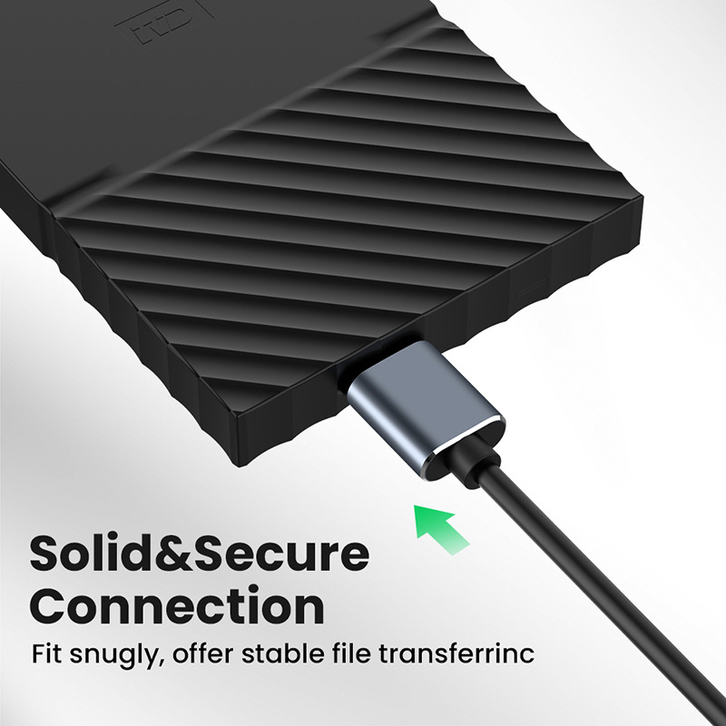 อะแดปเตอร์เชื่อมต่อสายเคเบิล USB C เป็น Micro B USB 3.0 Type C 5Gbps HDD SSD สําหรับคอมพิวเตอร์ แล็ปท็อป ฮาร์ดไดรฟ์ สมาร์ทโฟน Type C สายดิสก์กล้อง