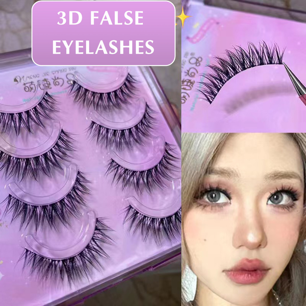 3d-9. ใช้ขนตาปลอม 3 มิติเพื่อสร้างขนตาปลอม