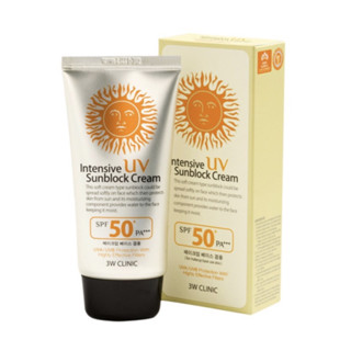 3w CLINIC ครีมกันแดด UV เข้มข้น SPF50+ PA+++ 70 มล.