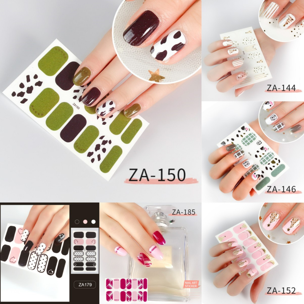 [มาใหม่] มาใหม่ สติกเกอร์ สีพื้น ไล่โทนสี กันน้ํา ปลอดสารพิษ แฟชั่นยอดนิยม ทนทาน สําหรับตกแต่งเล็บ เด็กผู้หญิง 14 ชิ้น ต่อชุด