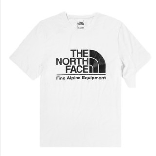 เสื้อยืดแขนสั้น ผ้าฝ้าย พิมพ์ลาย The NorthFace North สําหรับผู้ชาย และผู้หญิง NF0A7QOI