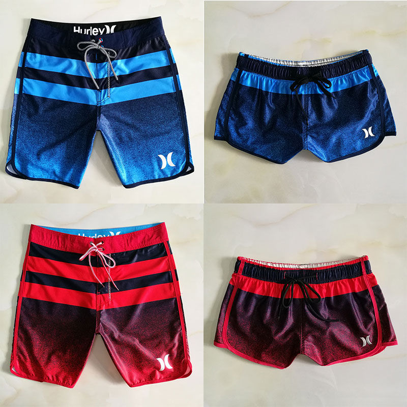 Hurley กางเกงขาสั้น ทรงหลวม กันน้ํา แบบแห้งเร็ว เหมาะกับเดินชายหาด เล่นเซิร์ฟ ฟิตเนส เล่นยิม เล่นเซิร์ฟ สําหรับผู้ชาย และผู้หญิง