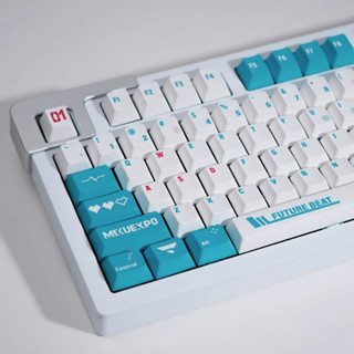 MIKU keycaps OEM profile Dye-Sublimation PBT keycap 124keys